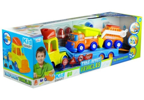 Zestaw Pojazdów Budowlanych Laweta Do Rozkręcania