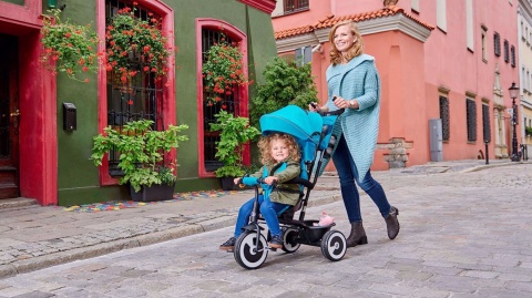 Kinderkraft Rowerek Trójkołowy ASTON Turquoise