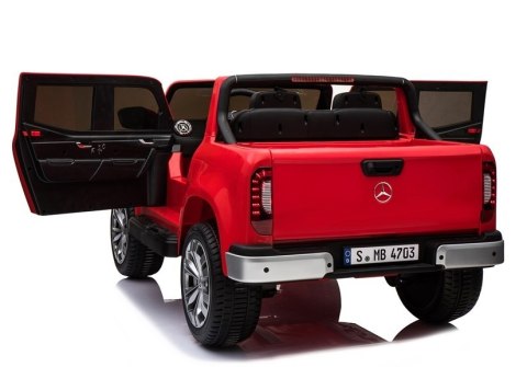 Pojazd Na Akumulator Auto Mercedes X Czerwony