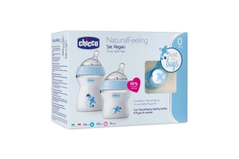 Chicco Zestaw prezentowy "Na dobry początek" - niebieski