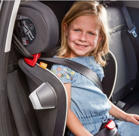 FOLD&GO I-SIZE Chicco 100-150cm 3lata+ fotelik samochodowy - Polar Silver