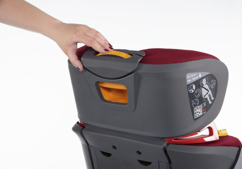 FOLD&GO I-SIZE Chicco 100-150cm 3lata+ fotelik samochodowy - Red Passion