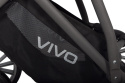 VIVO Expander wózek spacerowy, pompowane koła, Polski Produkt - 01 Carbon