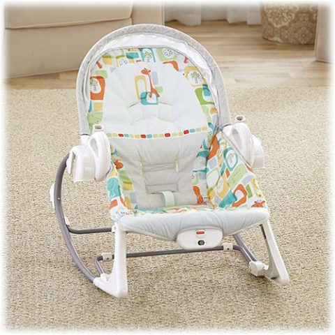 Fisher Price Hustawka elektryczna Lezaczek 4w1 BMF35