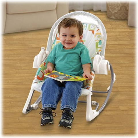 Fisher Price Hustawka elektryczna Lezaczek 4w1 BMF35