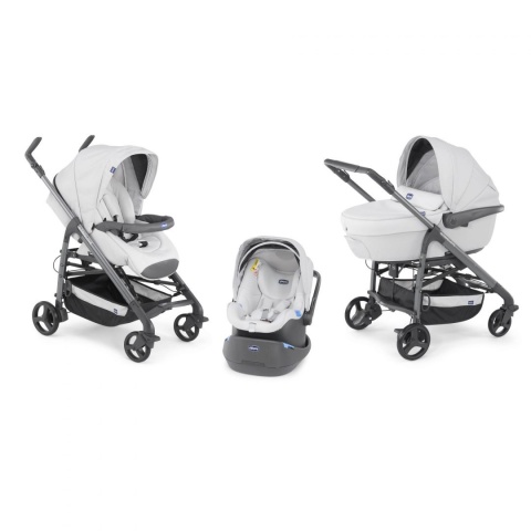 Trio Love Chicco zestaw 3w1 (spacerówka + gondola + fotelik + baza )