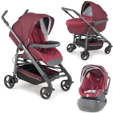 Trio Love Chicco zestaw 3w1 (spacerówka + gondola + fotelik + baza )
