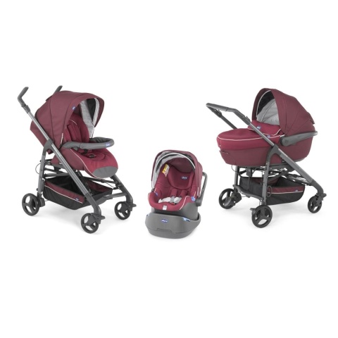 Trio Love Chicco zestaw 3w1 (spacerówka + gondola + fotelik + baza )