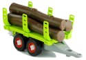 Rozkręcany Traktor z Przyczepą z Drewnem 43 cm