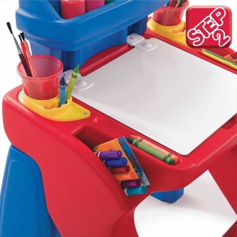 STEP2 Biurko malucha z siedziskiem Tablica ścieralna