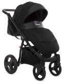 MOMMY 3w1 BabyActive wózek głęboko-spacerowy + fotelik samochodowy Kite 0-13kg - 05 Black Magic