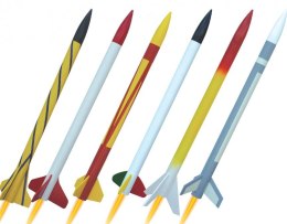 Zestaw sześciu rakiet CLASSIC - drewniane żeberka 3501
