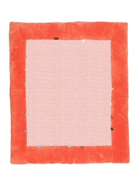 SNOOZEBABY Mata do zabawy 105x85 - koralowy
