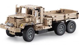 Ciężarówka wojskowa - klocki CADA - ZDALNIE STEROWANA (C51042W)