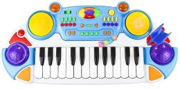 LeanToys Organki Keyboard Dla Małego Muzyka Niebieskie