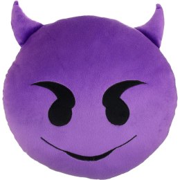 Poduszka Dekoracyjna Emotki Emoji - diabeł fioletowy