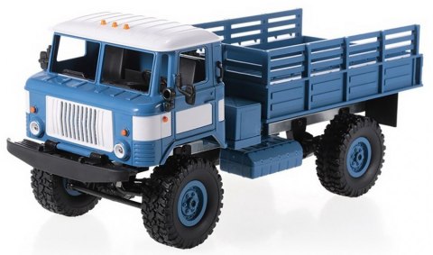 Ciężarówka wojskowa WPL B-24 (1:16, 4x4, 2.4G, LiPo) - Niebieski