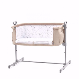 NESTE KinderKraft łóżeczko dostawne spanie z dzieckiem 0m+ - Beige
