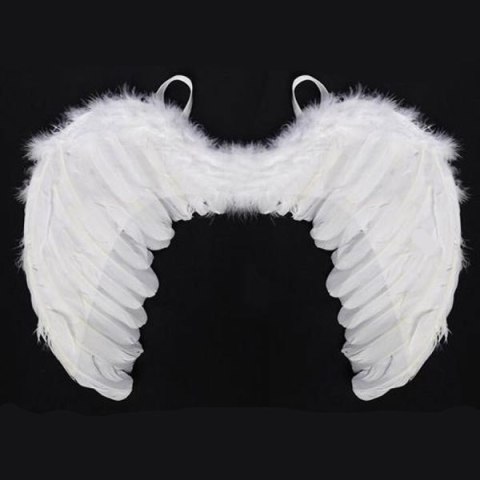 Strój Aniołek Anioł Skrzydła Sukienka Aureola kostium dla dziecka 110-116