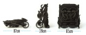 EASY TWIN 3.0 Baby Monsters wózek bliźniaczy - wersja spacerowa Caribbean