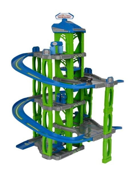 Garaż samochodowy 5 poziomowy dla dzieci Majorette + Autko