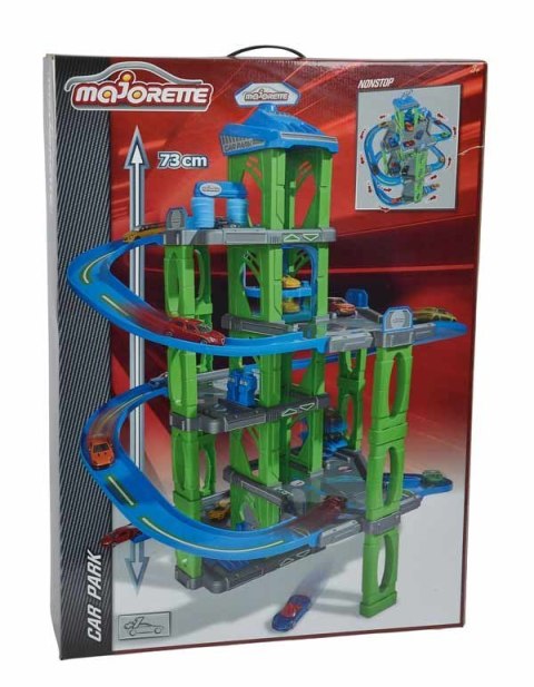 Garaż samochodowy 5 poziomowy dla dzieci Majorette + Autko