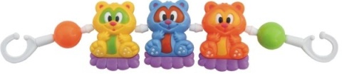 Grzechotka do wózka Baby Mix - różne wzory