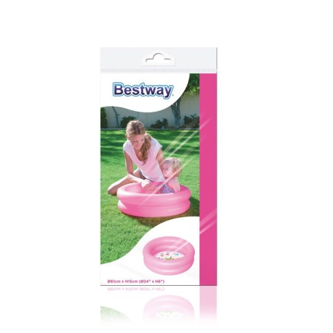 Bestway 51061 MIKRO BASENIK 61cmxH15cm RÓŻOWY