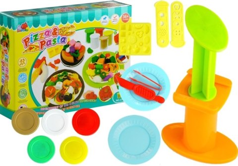 Ciastolina Pizza i Makaron 5 Kolorów Wyciskarka