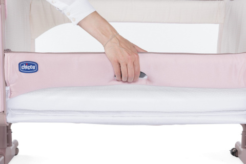 Next2me Magic Chicco 0m+ łóżeczko dostawne - Candy Pink