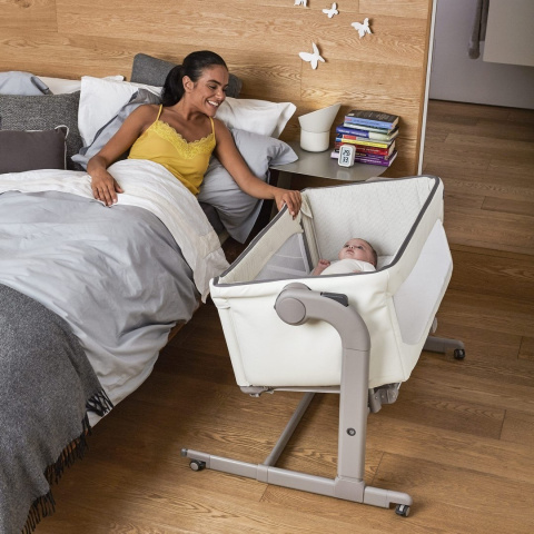 Next2me Magic Chicco 0m+ łóżeczko dostawne - Candy Pink