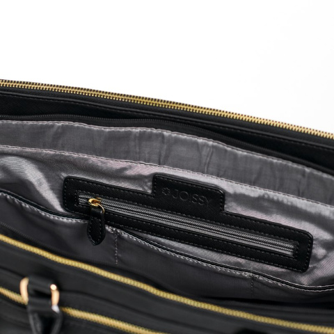 CARLA JOISSY to niezwykła torba dla Mamy o wyglądzie damskiej torebki - Black/Gold