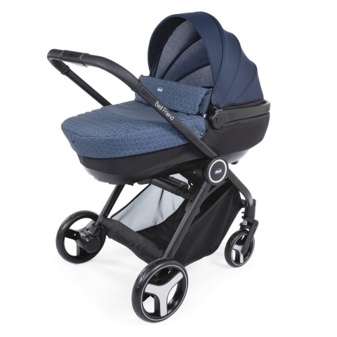 Trio Best Friend Comfort 0m+ 3w1 Chicco wózek wielofunkcyjny - Oxford