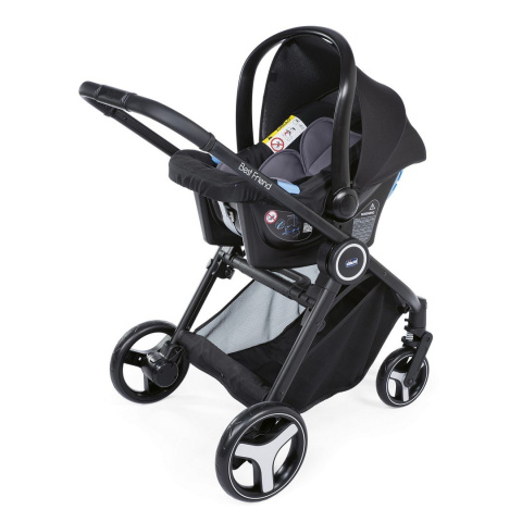 Trio Best Friend Comfort 0m+ 3w1 Chicco wózek wielofunkcyjny - Stone