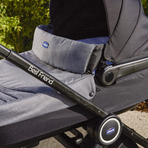 Trio Best Friend Comfort 0m+ 3w1 Chicco wózek wielofunkcyjny - Stone