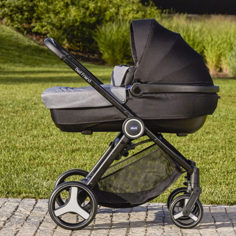 Trio Best Friend Comfort 0m+ 3w1 Chicco wózek wielofunkcyjny - Stone