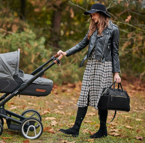 EMMA JOISSY to pojemna, torba dla mamy w modnej odsłonie - Black