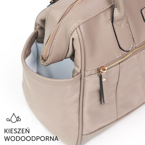 EMMA JOISSY to pojemna, torba dla mamy w modnej odsłonie - Taupe