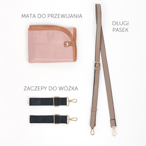 EMMA JOISSY to pojemna, torba dla mamy w modnej odsłonie - Taupe