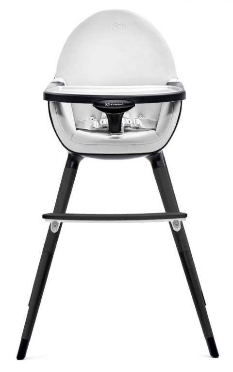 FINI Full Black 2w1 KinderKraft krzesełko do karmienia od 6 m do 5 lat