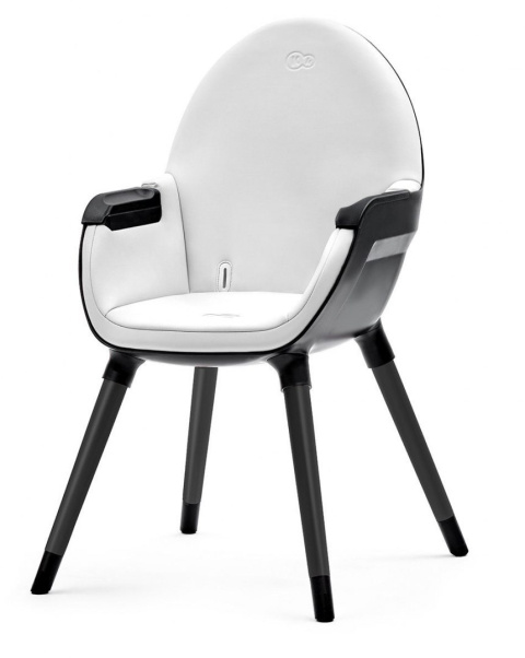 FINI Full Black 2w1 KinderKraft krzesełko do karmienia od 6 m do 5 lat