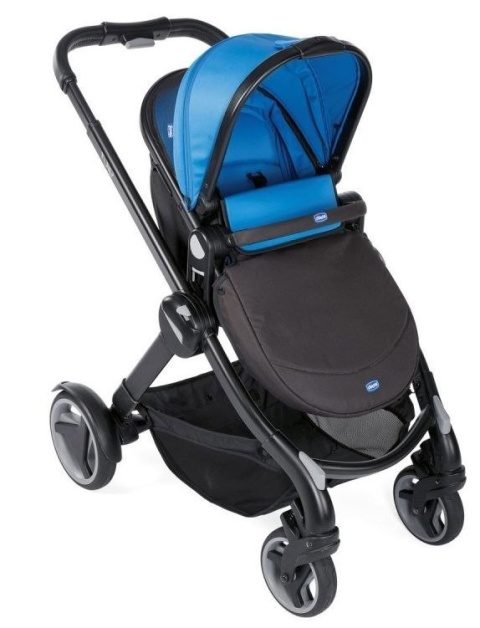 FULLY Chicco 3w1 wózek głeboko-spacerowy z fotelikiem KeyFit 0m+ Power Blue