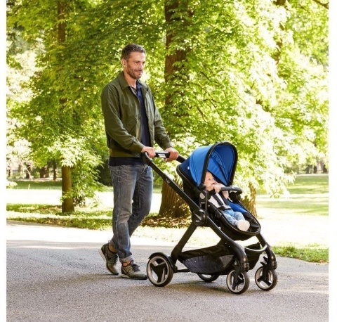 FULLY Chicco 2w1 wózek głeboko-spacerowy 0m+ Power Blue