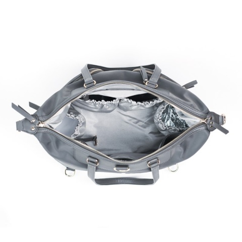 LUNA 2w1 JOISSY to połączenie torby i plecaka dla mamy - Dark Grey