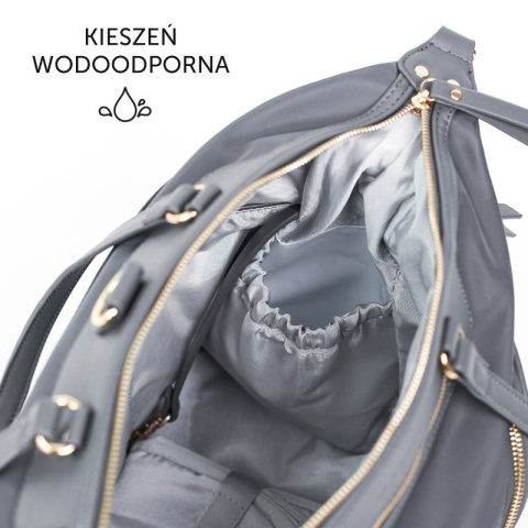 LUNA 2w1 JOISSY to połączenie torby i plecaka dla mamy - Dark Grey