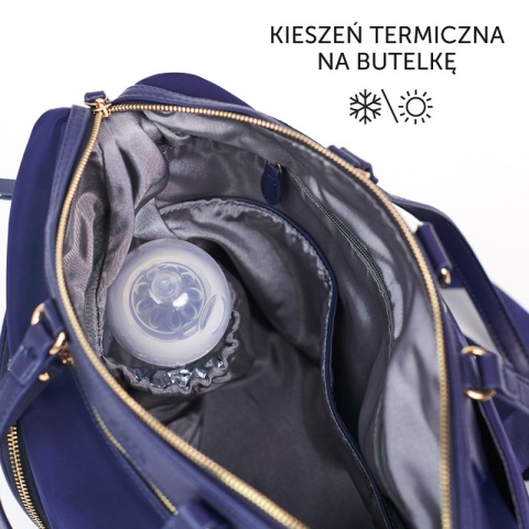 LUNA 2w1 JOISSY to połączenie torby i plecaka dla mamy - Navy