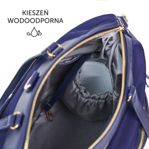 LUNA 2w1 JOISSY to połączenie torby i plecaka dla mamy - Navy