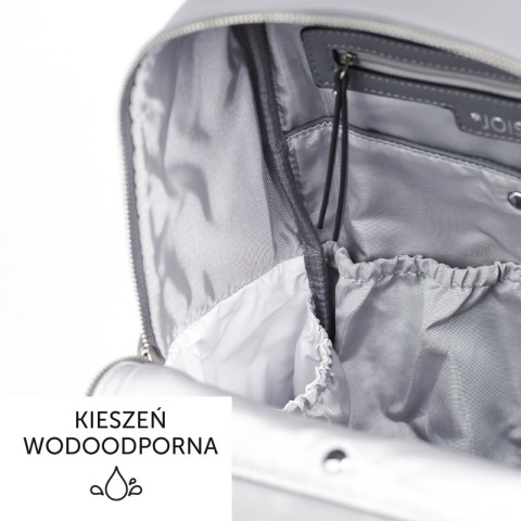 MOON JOISSY Plecak został zaprojektowany by spełniać potrzeby nowoczesnych oraz aktywnych rodziców - Light Gray