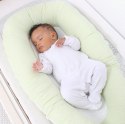 Oddychający materac, gniazdko do spania dla niemowląt PurFlo - Moss Green Spot