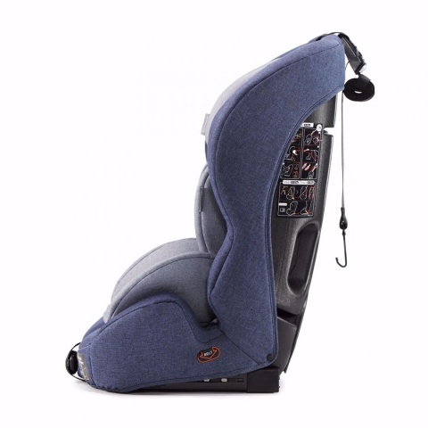 SAFETY-FIX KinderKraft fotelik samochodowy 9-36kg z systemem ISOFIX - Navy